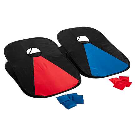 Collapsible Portable Corn Hole Boards With 8 Cornhole Bean Bags, Carry Case Kings Warehouse 