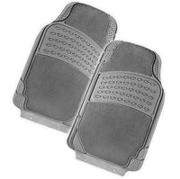 COLOSSUS 2-Piece Car Mat - GREY [Rubber/Carpet] Others Kings Warehouse 