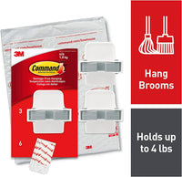 Command Broom Gripper, 3 Grippers, 6 Large Strip, 17007-3NA Tools Kings Warehouse 