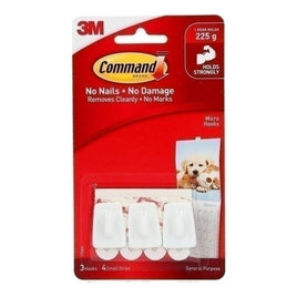 COMMAND Micro Hooks 17066 Pk3 Bx10 Kings Warehouse 