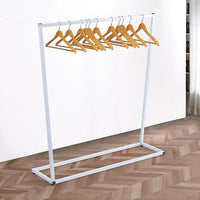 Commercial Clothing Garment Rack Retail Shop White Furniture Kings Warehouse 