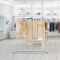 Commercial Clothing Garment Rack Retail Shop White Furniture Kings Warehouse 