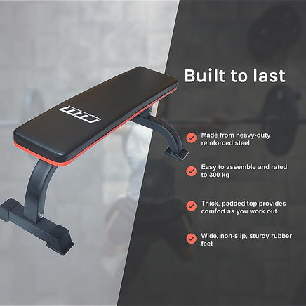 Commercial Flat Weight Lifting Bench Sports & Fitness Kings Warehouse 