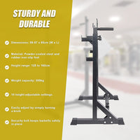 Commercial Squat Rack Adjustable Pair Fitness Exercise Weight Lifting Gym Barbell Stand Sports & Fitness Kings Warehouse 