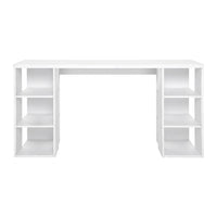 Computer Desk Bookshelf White 150CM Furniture Kings Warehouse 