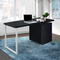 Computer Desk Drawer Black 140CM Furniture Kings Warehouse 