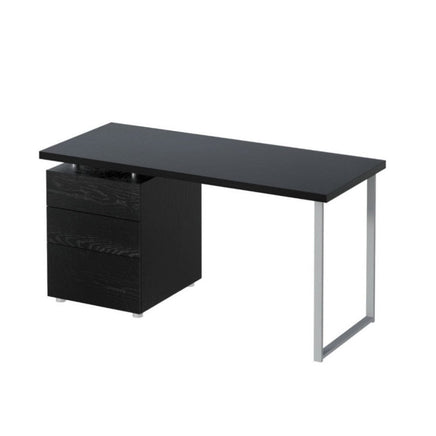 Computer Desk Drawer Black 140CM Furniture Kings Warehouse 