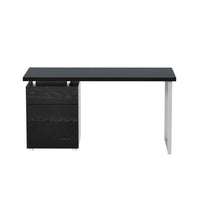 Computer Desk Drawer Black 140CM Furniture Kings Warehouse 