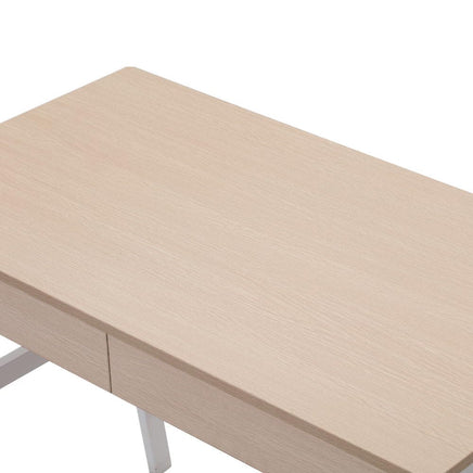 Computer Desk Drawer Cabinet Oak 100CM Furniture Kings Warehouse 