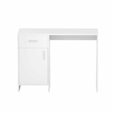 Computer Desk Drawer Cabinet White 100CM Furniture Kings Warehouse 