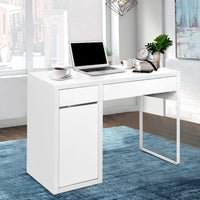 Computer Desk Drawer Cabinet White Furniture Kings Warehouse 