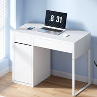 Computer Desk Drawer Cabinet White Furniture Kings Warehouse 