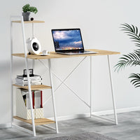 Computer Desk Laptop Table Bookshelf Desk Storage Rack Home Study Office Kings Warehouse 