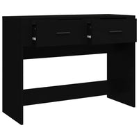 Console Table Black 100x39x75 cm Engineered Wood Kings Warehouse 