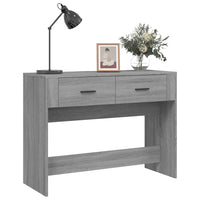 Console Table Grey Sonoma 100x39x75 cm Engineered Wood Kings Warehouse 