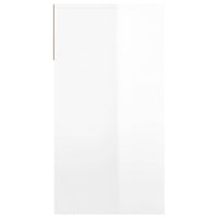 Console Table High Gloss White 100x39x75 cm Engineered Wood Home & Garden Kings Warehouse 