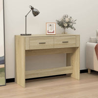 Console Table Sonoma Oak 100x39x75 cm Engineered Wood