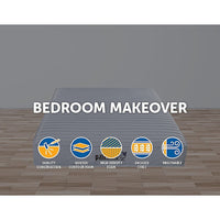 Contour Encased Coil Double Mattress – Hybrid Support with CertiPUR-US Certified Foam Comfort Layers Furniture Kings Warehouse 