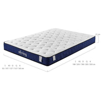 Cool Gel Memory Foam Mattress 5 Zone Pocket Spring - King Single Kings Warehouse 