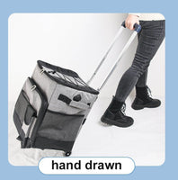 Cooler Picnic Bag Trolley Thermally Insulated - 36L - 60 cans - Grey - Drinks Food Cool Bag Rainproof Kings Warehouse 
