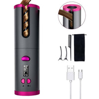 Cordless Ceramic Automatic Hair Curler for Portable Hair Styling Health & Beauty Kings Warehouse 