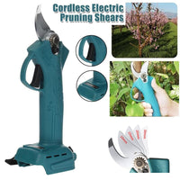 Cordless Electric Pruning Shears Secateur Rechargeable Branch Cutter W/ 2 Battery Pet Care Kings Warehouse 