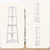 Corner Ladder Shelf Bookcase Display Storage Unit Furniture Kings Warehouse 