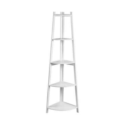 Corner Ladder Shelf Bookcase Display Storage Unit Furniture Kings Warehouse 