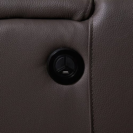 Corner Sofa Square Wedge Finest Genuine Leather Grey Electric Recliner Storage Drawer with 2x Cup Holders Lounge Set for Living Room Furniture Kings Warehouse 