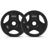 CORTEX 10kg Tri-Grip Olympic Plates 50mm (Pair) Sports & Fitness Kings Warehouse 