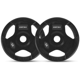 CORTEX 10kg Tri-Grip Olympic Plates 50mm (Pair) Sports & Fitness Kings Warehouse 