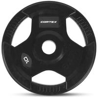 CORTEX 10kg Tri-Grip Olympic Plates 50mm (Pair) Sports & Fitness Kings Warehouse 
