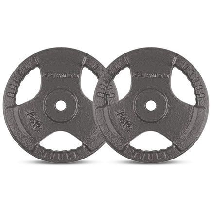 CORTEX 10kg Tri-Grip Standard Plates 25mm (Pair) Sports & Fitness Kings Warehouse 