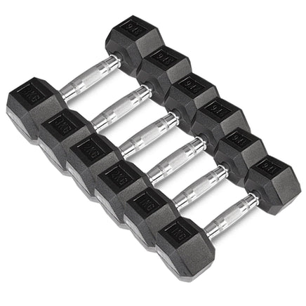 CORTEX 1kg to 3kg Hex Dumbbell Set Sports & Fitness Kings Warehouse 
