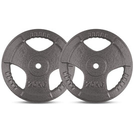 CORTEX 20kg Tri-Grip Standard Plate 25mm (Pair) Sports & Fitness Kings Warehouse 