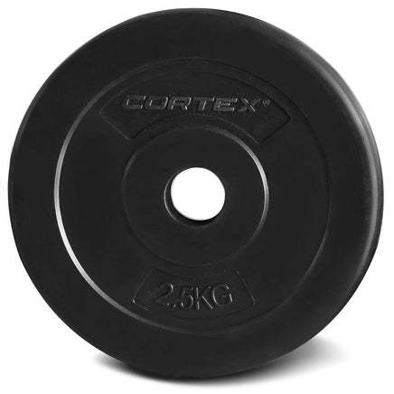 CORTEX 2.5kg EnduraShell Standard Weight Plates 25mm (Set of 4) Sports & Fitness Kings Warehouse 