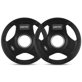 CORTEX 2.5kg Tri-Grip Olympic Plates 50mm (Pair) Sports & Fitness Kings Warehouse 