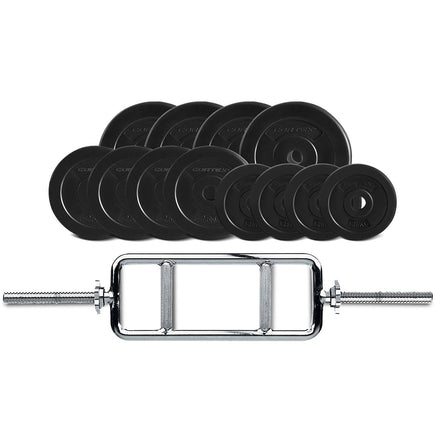CORTEX 40kg EnduraCast Tri Bar Weight Set Sports & Fitness Kings Warehouse 