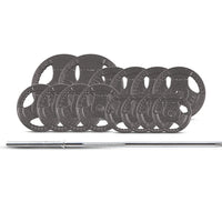 CORTEX 65kg Tri-Grip Standard Barbell Weight Set 25mm Sports & Fitness Kings Warehouse 