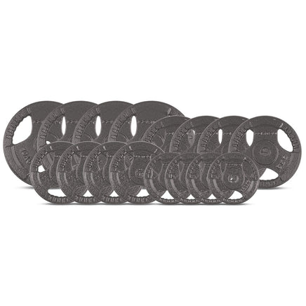 CORTEX 75kg Tri-Grip 25mm Standard Weight Plate Set Sports & Fitness Kings Warehouse 