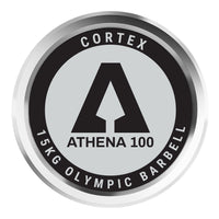 CORTEX ATHENA100 200cm 15kg Womens' Olympic Barbell With Spring Collars Sports & Fitness Kings Warehouse 