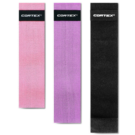 CORTEX FibraBands 3 Pack Micro Flat Resistance Bands 82mm Sports & Fitness Kings Warehouse 