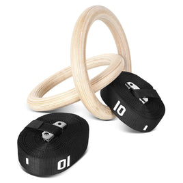 CORTEX Gym Ring Pair FIG Spec with Markings 28mm Sports & Fitness Kings Warehouse