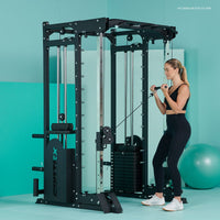 CORTEX SM25 Multi Gym (Dual Stack Functional Trainer, Smith Machine, Half Rack) Sports & Fitness Kings Warehouse 