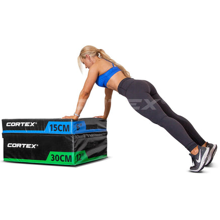 CORTEX Soft Plyo Box Modular Stackable 15cm, 30cm, 45cm, 60cm Sports & Fitness Kings Warehouse 