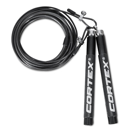 CORTEX Speed Skipping Rope in Black Sports & Fitness Kings Warehouse 