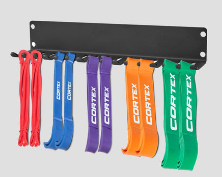 CORTEX Wall Mount Resistance Band & Belt Hanger 16 Slots Sports & Fitness Kings Warehouse 
