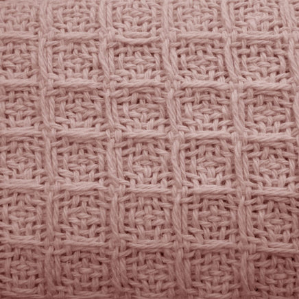Cotton Waffle Blanket Dusty Pink Single Home & Garden Kings Warehouse 