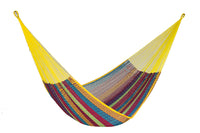 Mayan Legacy Single Size Cotton Mexican Hammock in Confeti Colour