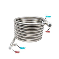 Counter Flow Chiller - Stainless Steel - 1/2 Inch BSP Threaded Kings Warehouse 